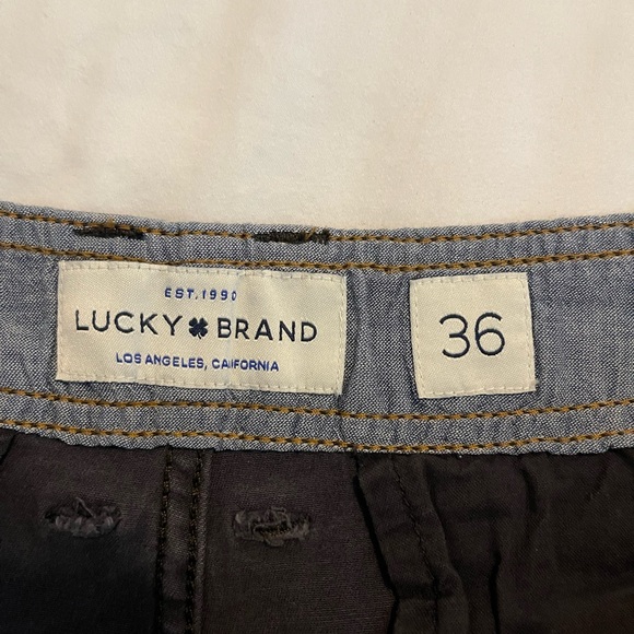 Men’s Lucky Brand shorts. 9” inseam. Grey in color - Picture 2 of 3